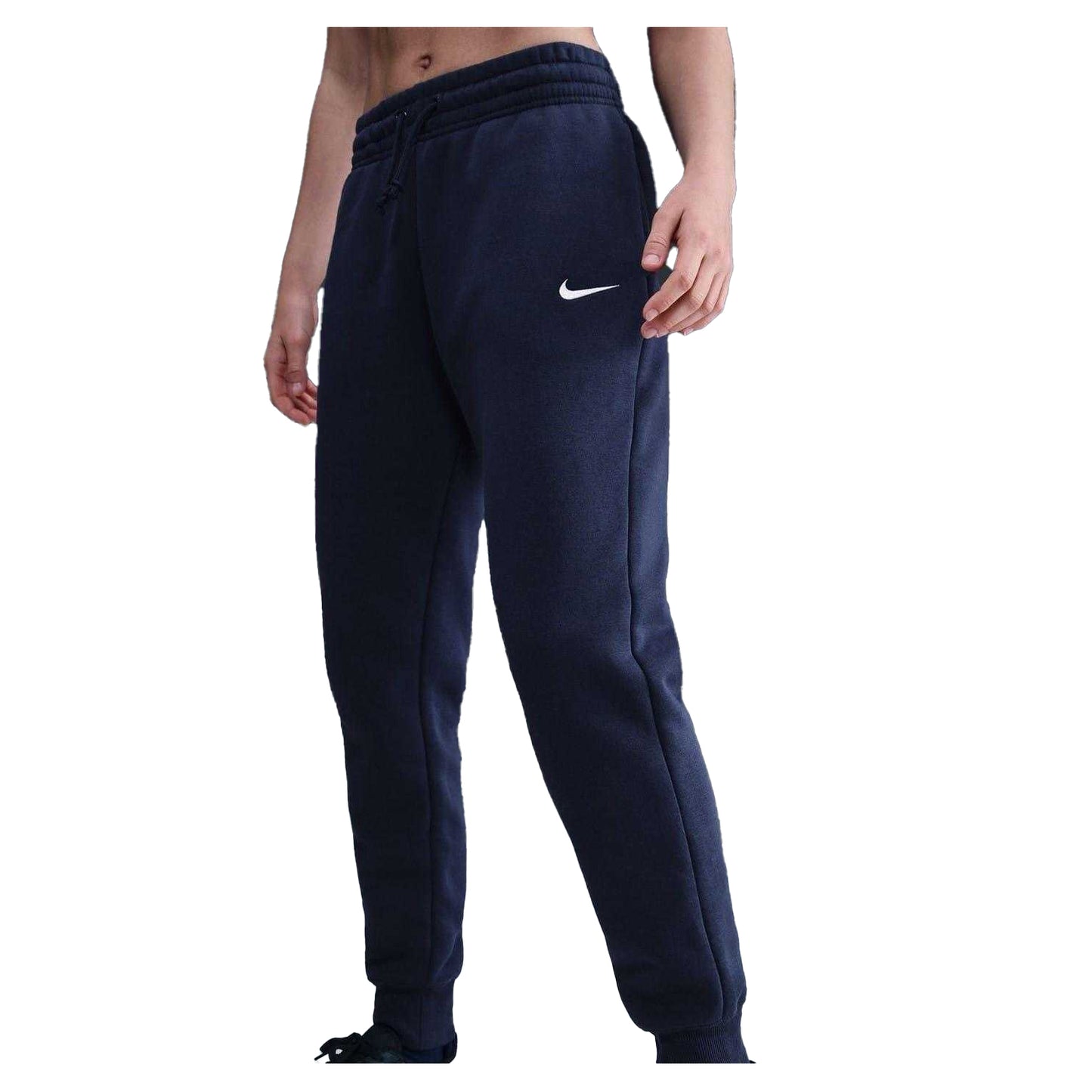 Midnight Navy - Lifestyle - Nike Womens-Ladies Phoenix Fleece Mid Rise Sweatpants