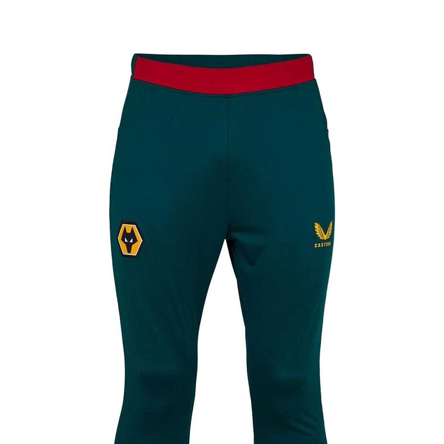 Red - Side - Castore Mens Wolverhampton Wanderers FC Tracksuit Bottoms