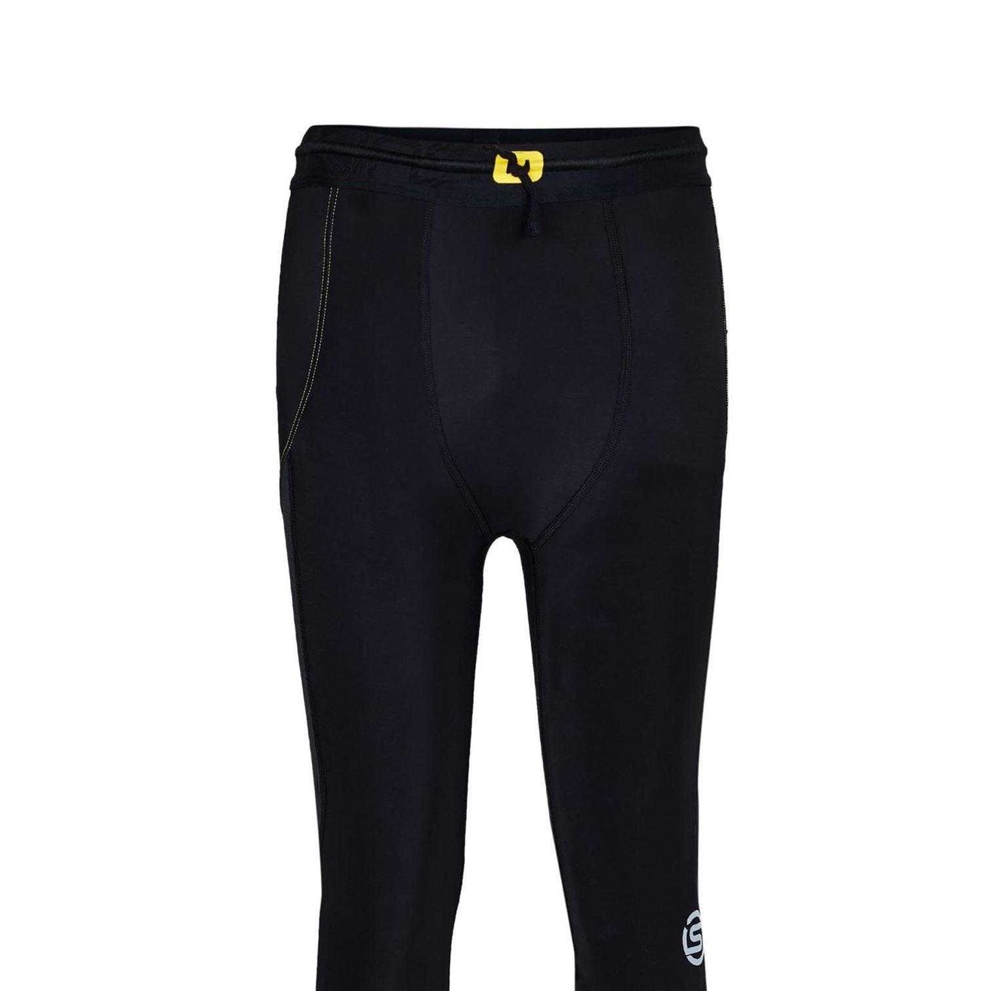 Black - Side - Skins Mens Series-3 Compression Fitted Leggings