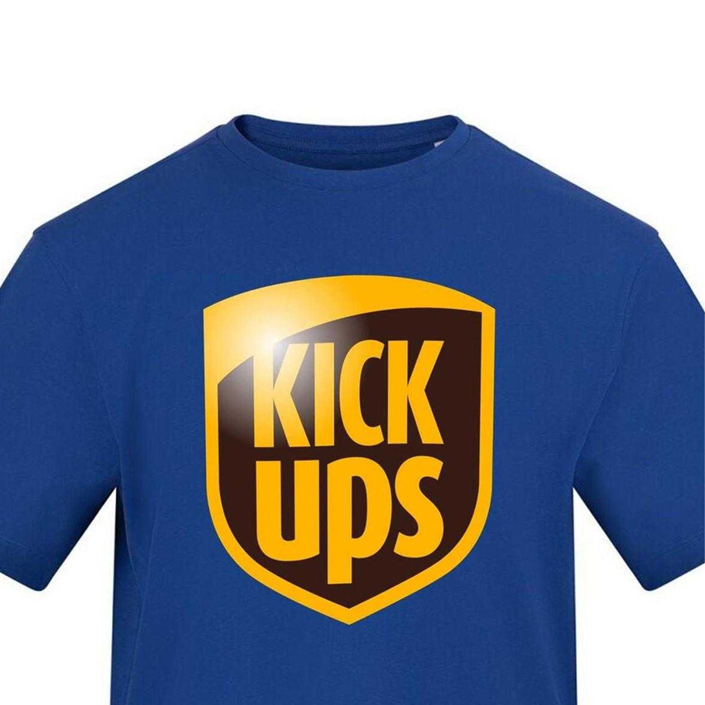 Blue - Side - AWD Mens Kick Ups T-Shirt
