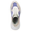 Purple - Back - Boss Womens-Ladies Noa Leather Running Trainers