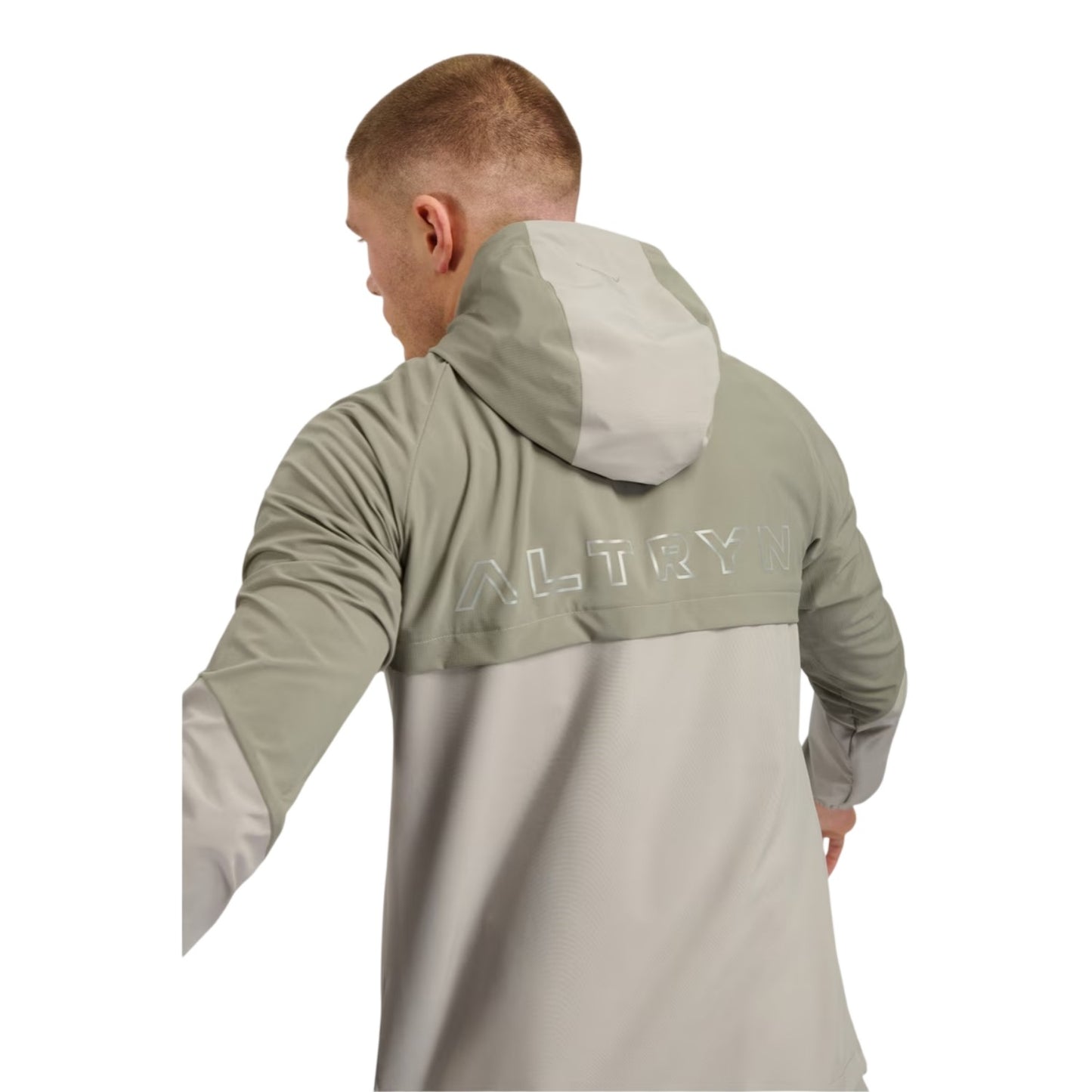 Grey Marl - Side - ALTRYN Mens Wooderson Performance Jacket
