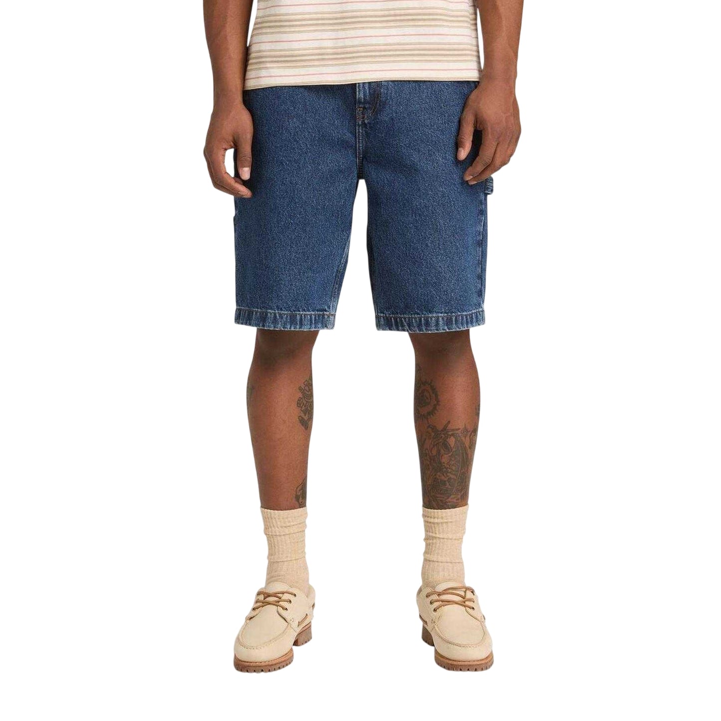 Blue Wash - Lifestyle - Timberland Mens Denim Plain Shorts