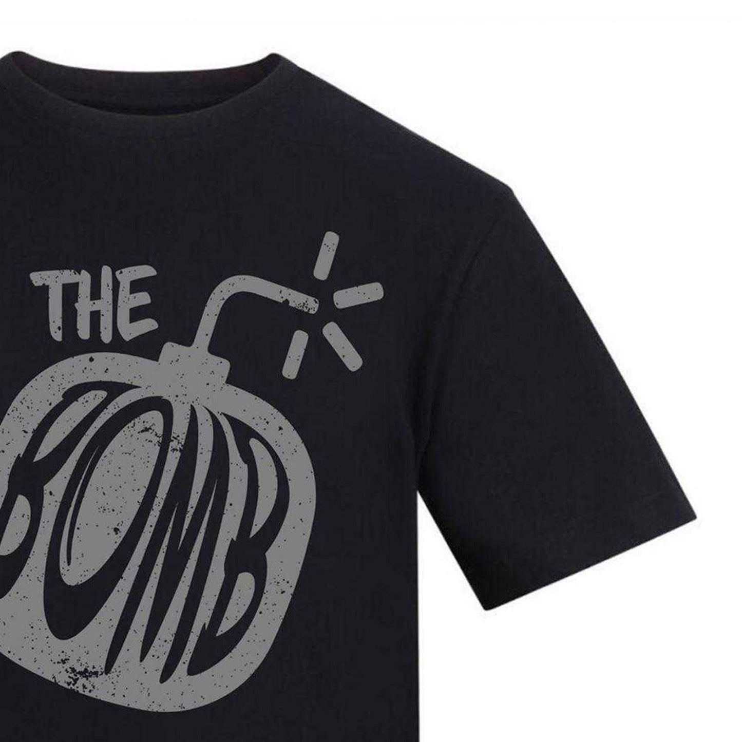 Black - Side - AWD Unisex Adult The Bomb T-Shirt