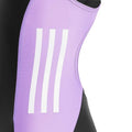 Black - Side - Adidas Girls 3 Stripes One Piece Swimsuit