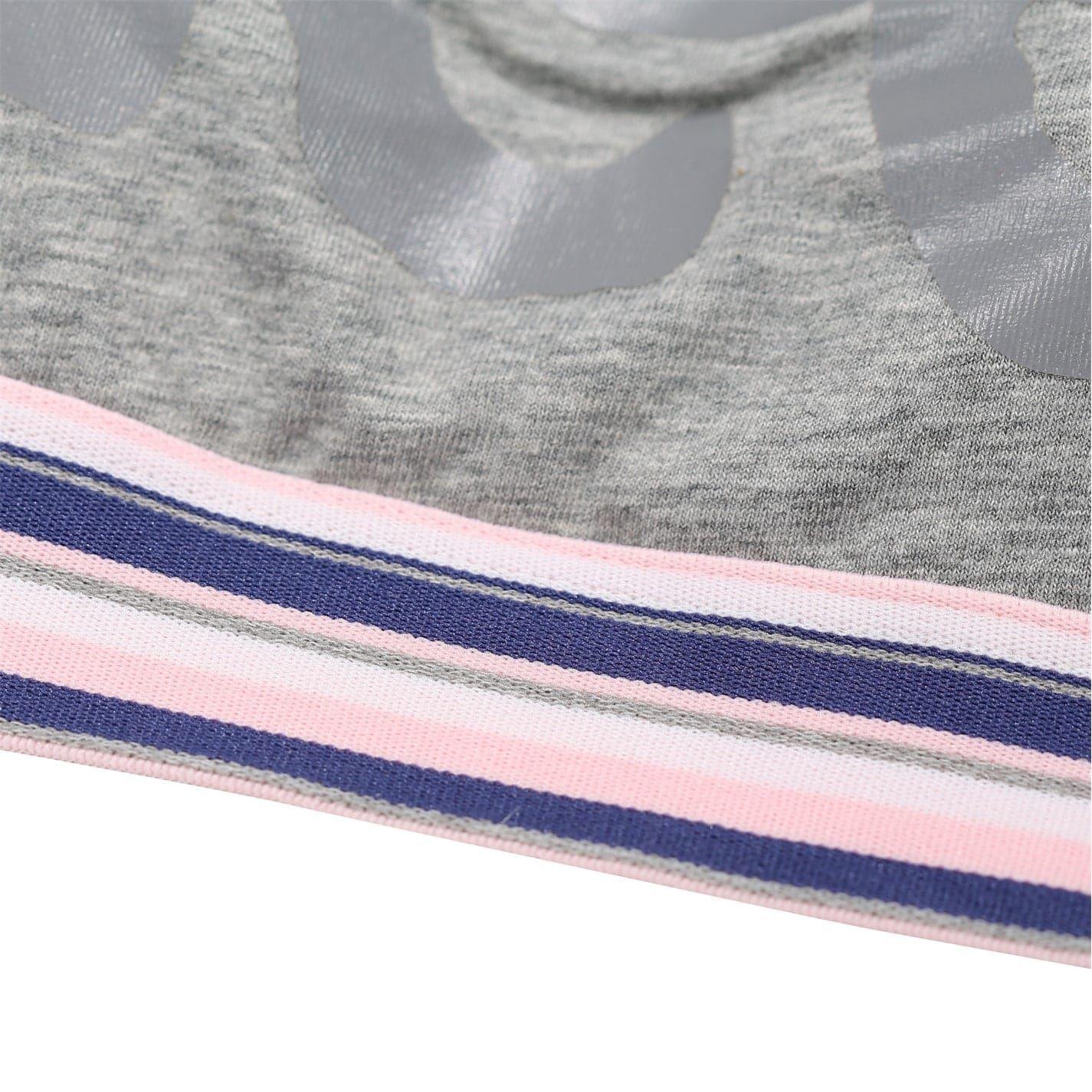 Grey Marl - Side - Lee Womens-Ladies Zelia Slim Sports Bra