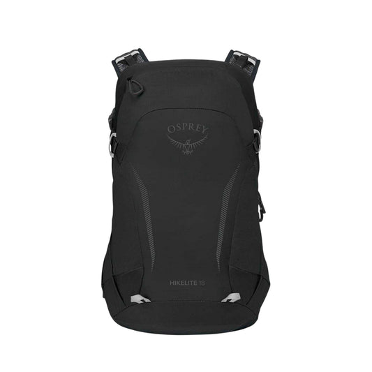 Black - Front - Osprey Hikelite 18L Hiking Backpack