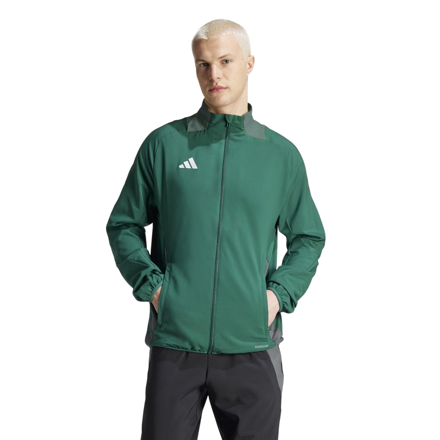 Dark Green - Lifestyle - Adidas Mens Tiro 24 Raglan Track Jacket