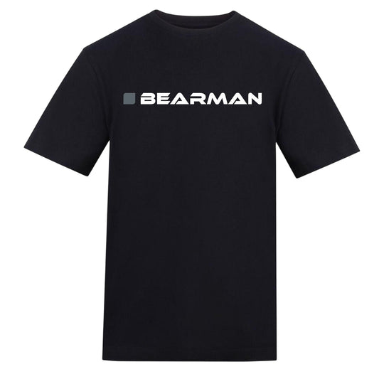 Black - Front - AWD Unisex Adult Bearman F1 T-Shirt