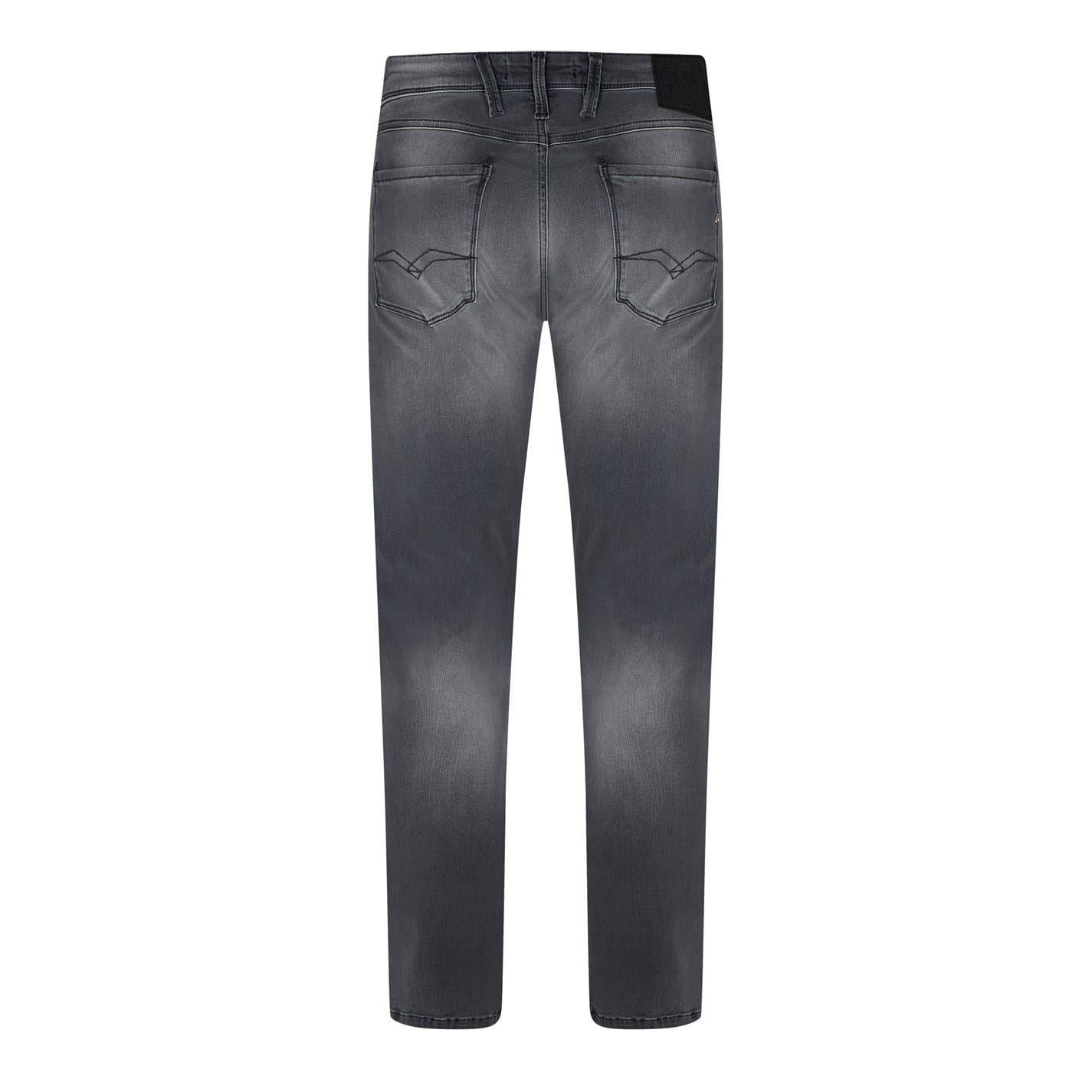 Grey - Lifestyle - Replay Mens Anbass Cotton Blend Slim Jeans