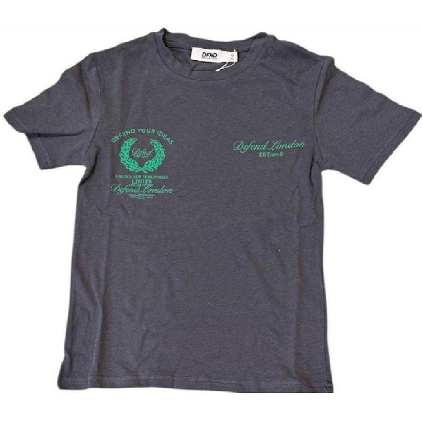 Grey - Lifestyle - DFND London Boys T-Shirt & Shorts Set