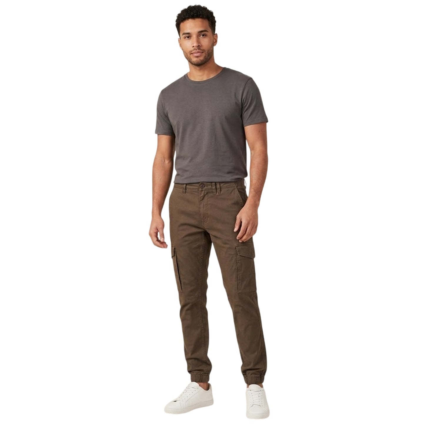 Putty - Lifestyle - Jack And Jones Mens Paul Cargo Trousers