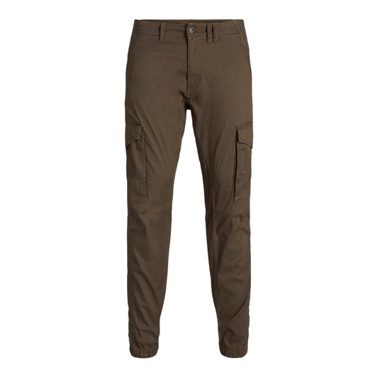 Putty - Front - Jack And Jones Mens Paul Cargo Trousers