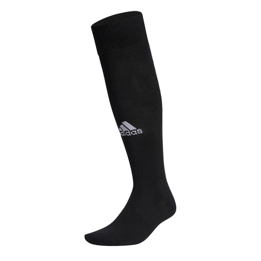 Black-White - Front - Adidas Unisex Adult Santos Football Socks