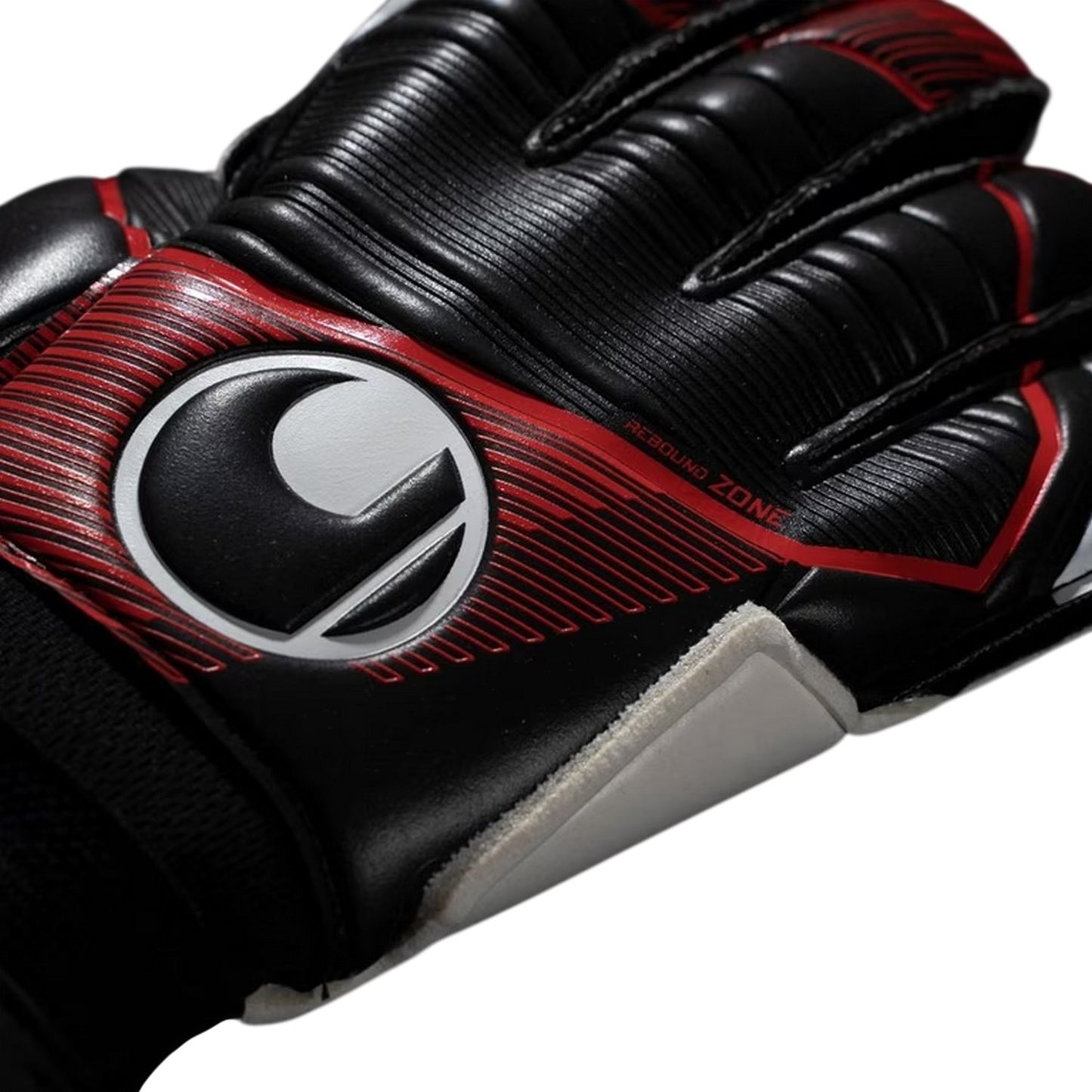 Black-Red-White - Lifestyle - UHL Sport Unisex Adult Powerline Soft Flexible Goalkeeper Gloves
