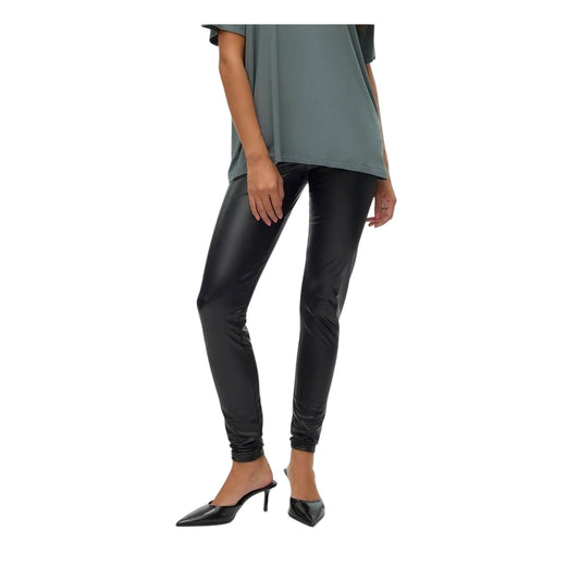 Black - Front - Vero Moda Womens-Ladies Tight Leggings
