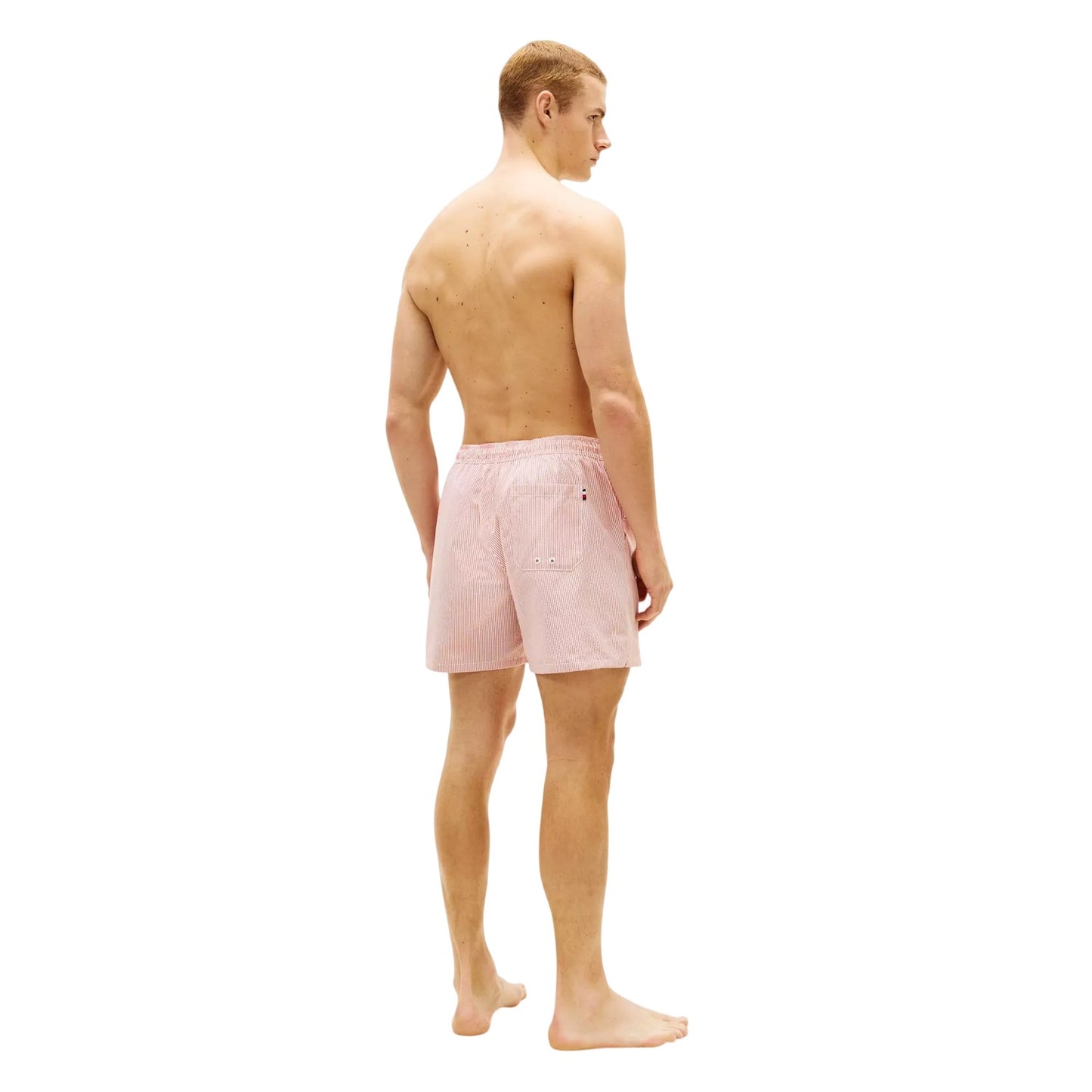 Ecru - Back - Tommy Hilfiger Mens Swim Shorts