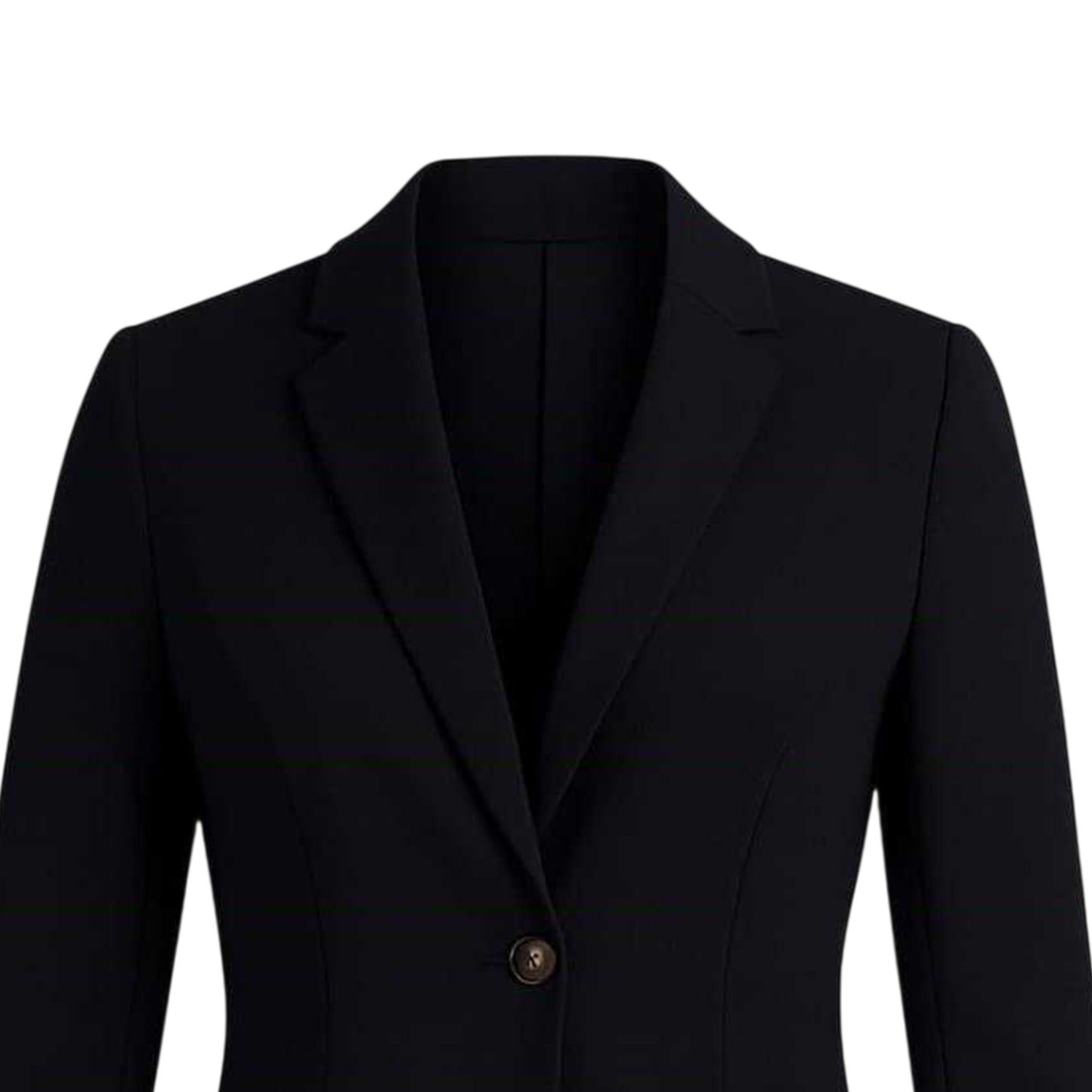 Black - Side - I Saw It First Womens-Ladies Crepe Tailored Blazer