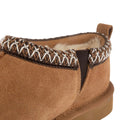 Chestnut - Pack Shot - EverAu Womens-Ladies Wigeon Cow Suede Slippers