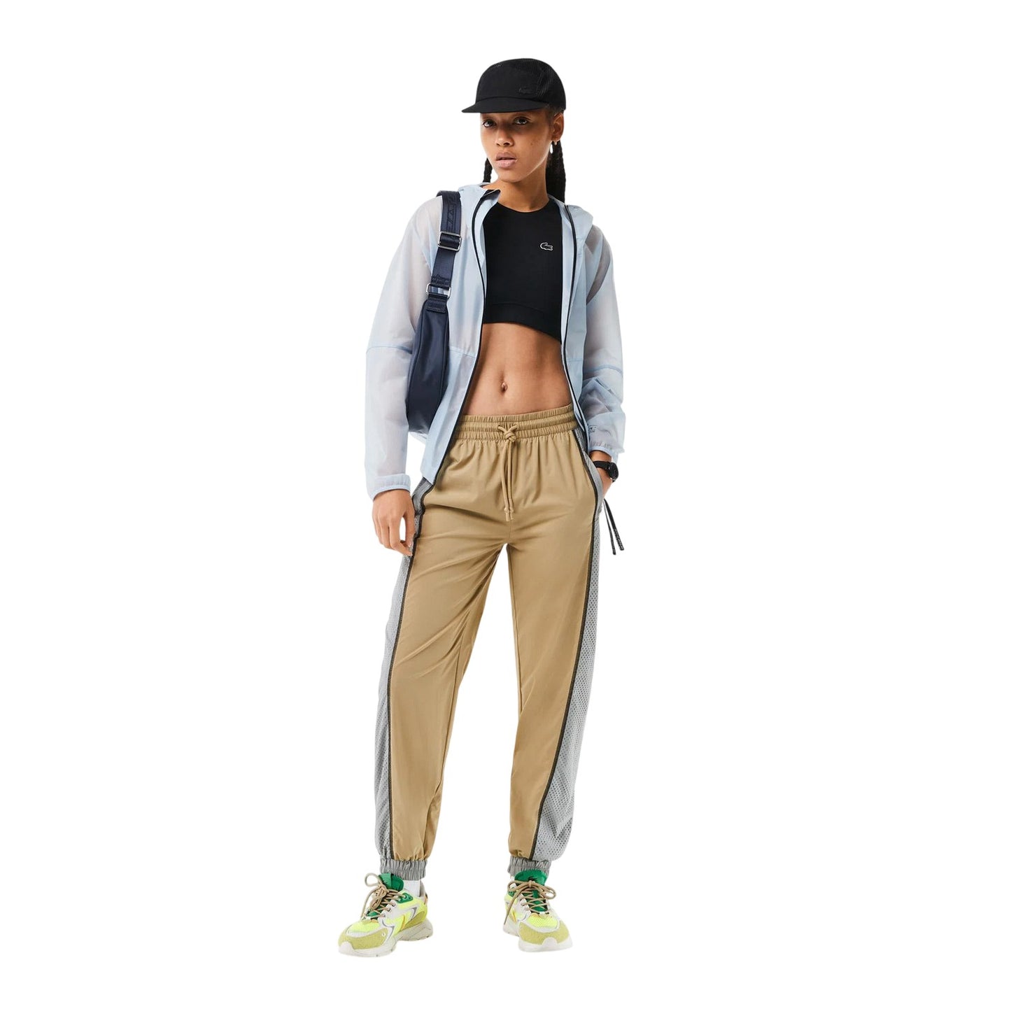 Cement - Lifestyle - Lacoste Womens-Ladies Colour Block Joggers