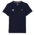 Blue - Front - Lacoste Mens Roland-Garros Ultra Dry Tennis T-Shirt