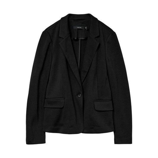 Black - Front - Vero Moda Womens-Ladies Julia Tailored Long-Sleeved Blazer