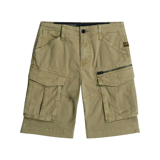 Green - Front - G-Star Childrens-Kids Rovic Cargo Shorts