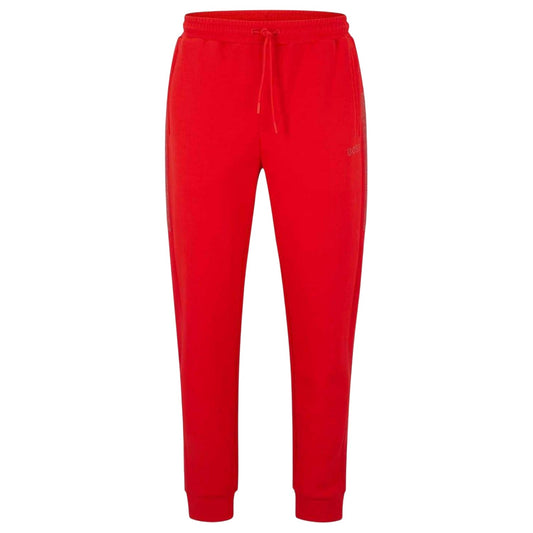 Bright Red - Front - Boss Mens Hadiko Regular Joggers