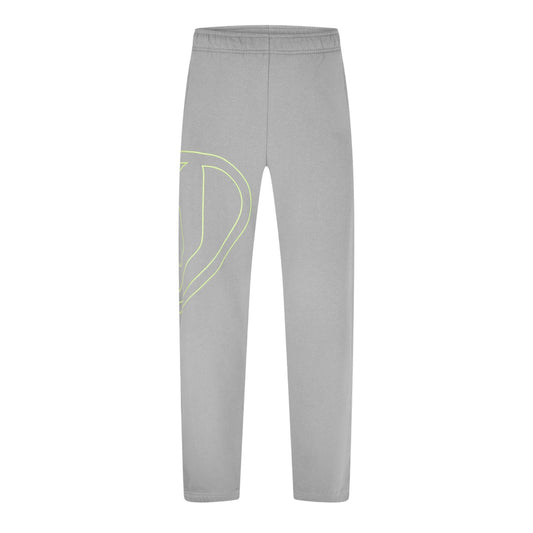 Frost Gray - Front - Diesel Unisex Adult Oval Logo Straight Leg Joggers