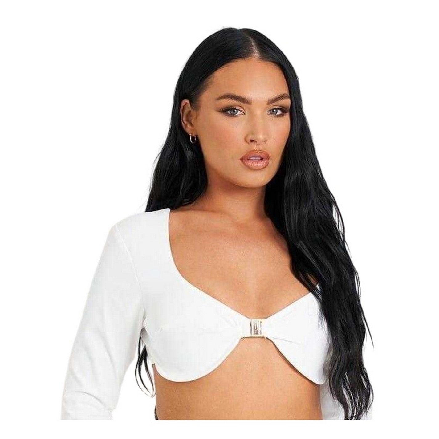 White - Side - Missy Empire Womens-Ladies Underwired Bralette