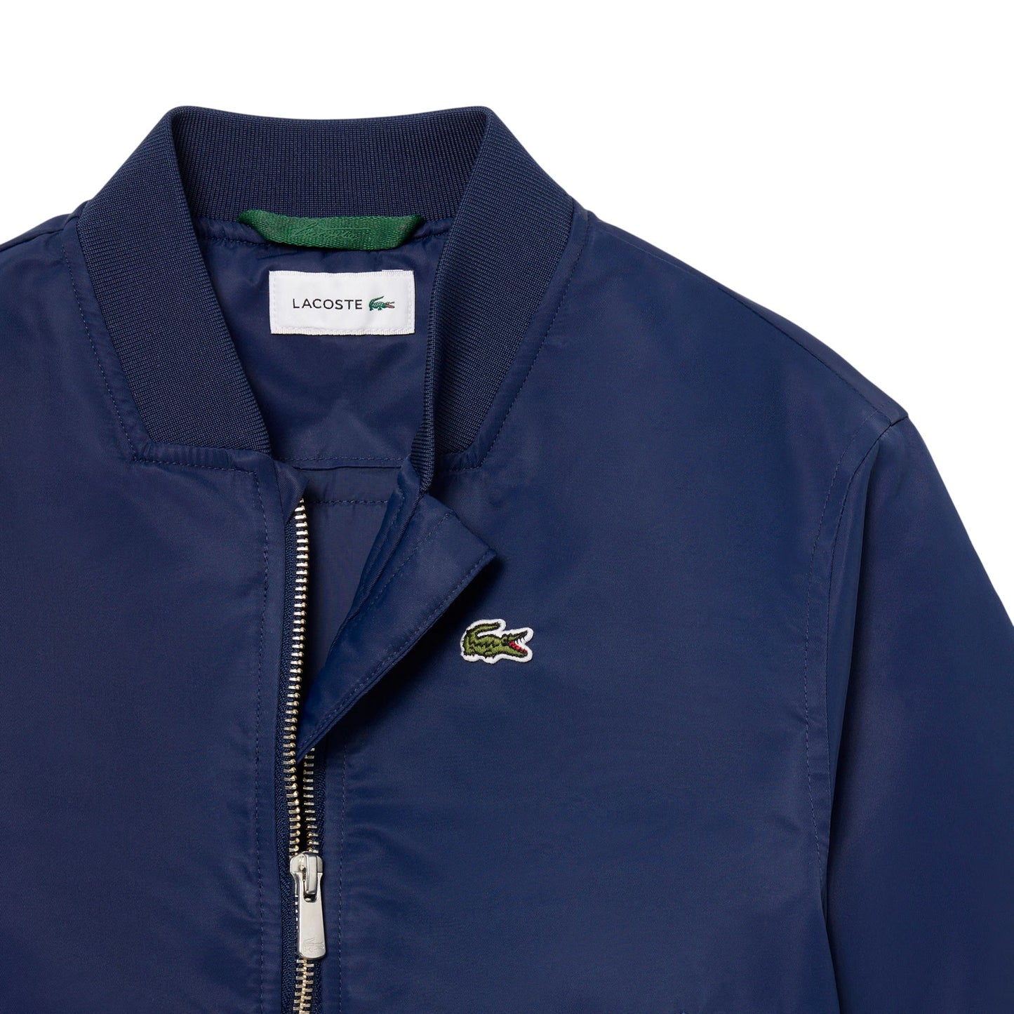 Navy Blue - Pack Shot - Lacoste Childrens-Kids Embroidered Logo Bomber Jacket
