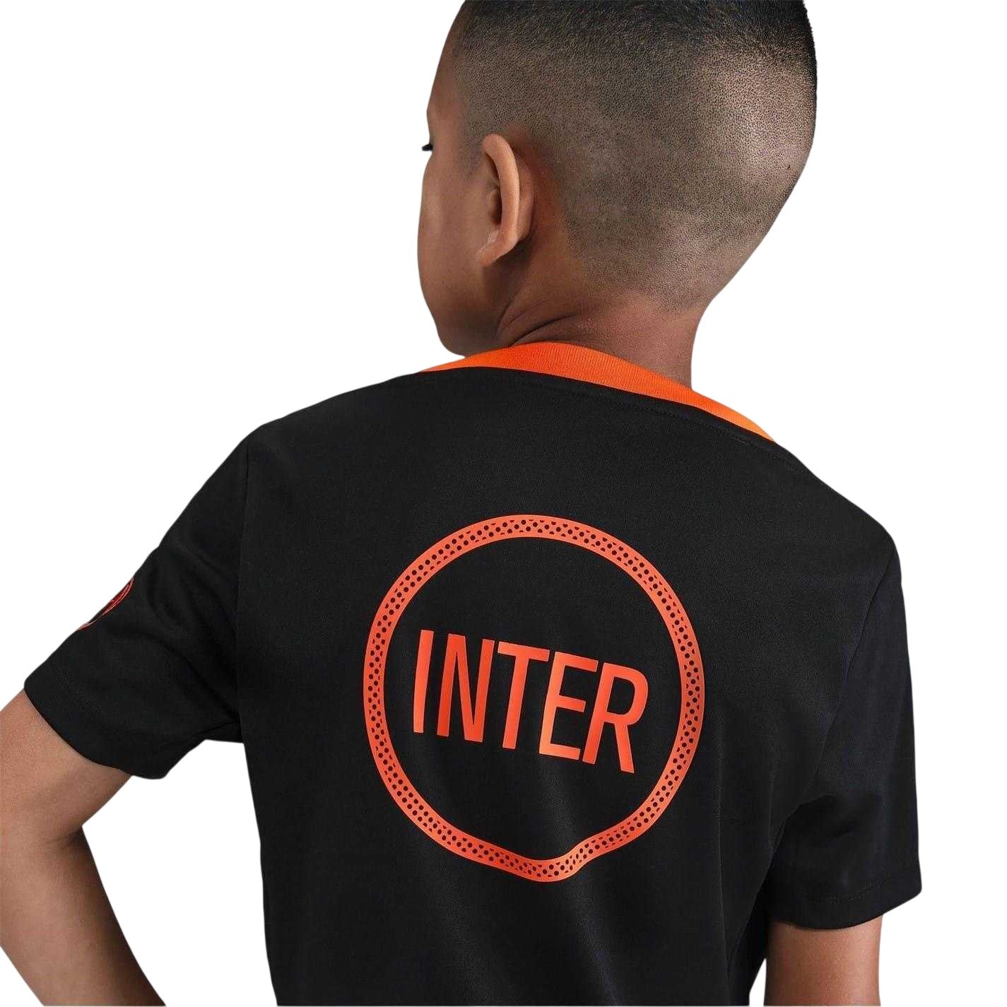 Black-Blue - Pack Shot - Nike Childrens-Kids 2025-2026 Inter Milan FC Football Shirt