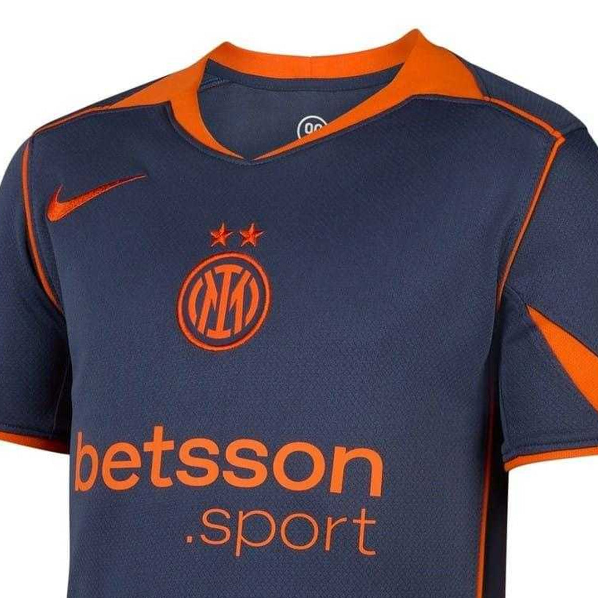 Blue-Orange - Side - Nike Childrens-Kids 2025-2026 Inter Milan FC Football Jersey
