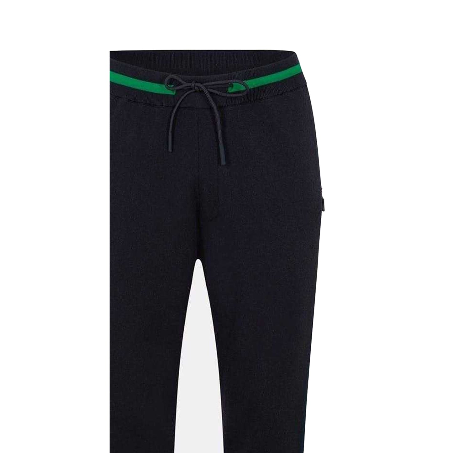Dark Blue - Side - Boss Mens Stripe Detail Slim Joggers