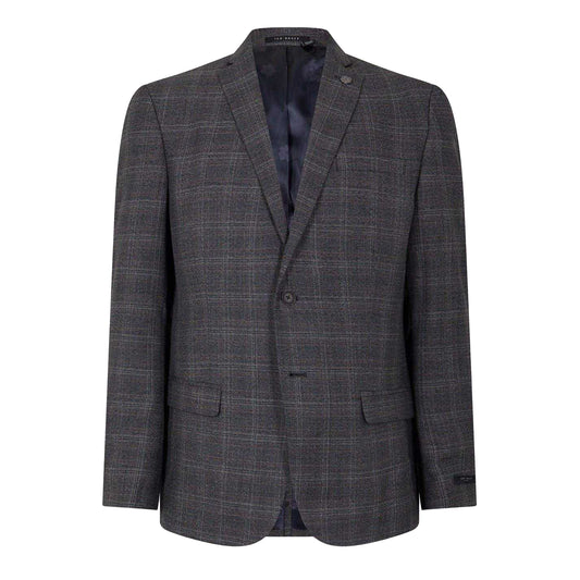 Grey - Front - Ted Baker Mens Suit Jacket