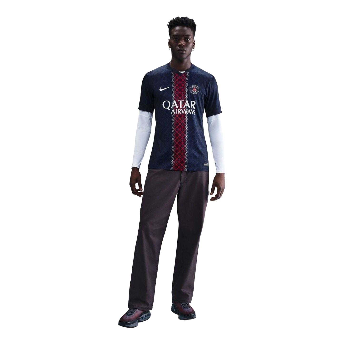 Midnight Navy - Lifestyle - Nike Unisex Adult 2025-2026 Paris Saint Germain FC Football Shirt