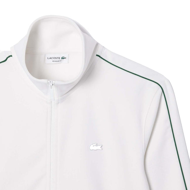 Cream - Side - Lacoste Mens Paris Pique Track Jacket