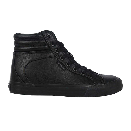 Black - Front - SoulCal Childrens-Kids Asti High Top Trainers
