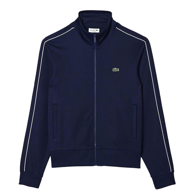 Blue - Front - Lacoste Mens Paris Pique Track Jacket