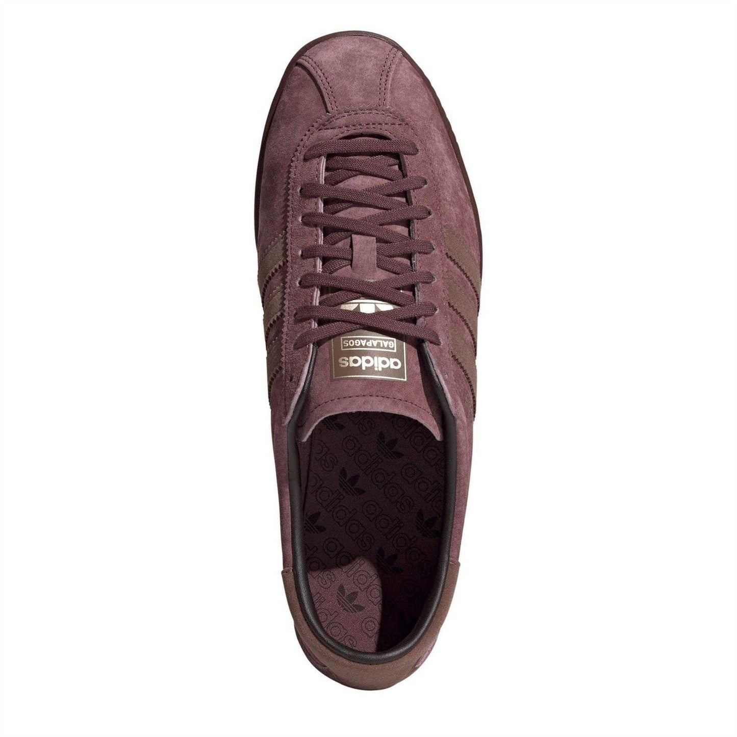 Burgundy - Lifestyle - Adidas Mens Galapagos Suede Trainers