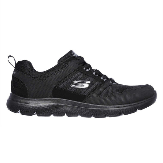 Black - Front - Skechers Womens-Ladies Flex Advantage 4.0 Trainers