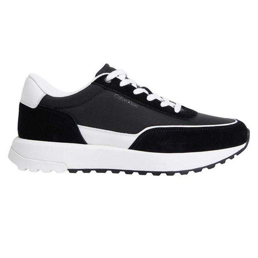 Black - Front - Calvin Klein Mens Lifestyle City Trainers