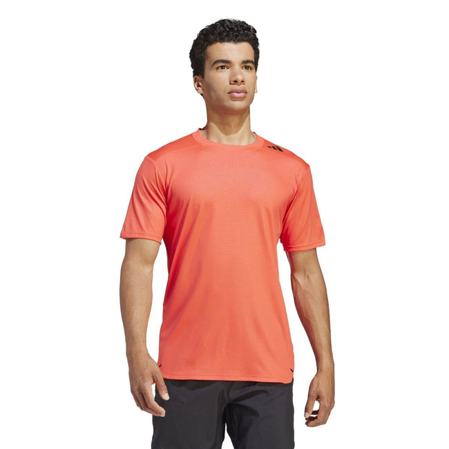 Red - Side - Adidas Unisex Adult D4T Strength T-Shirt