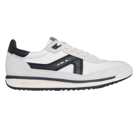 White-Black - Front - Skechers Mens SKX 92 Leather Trainers