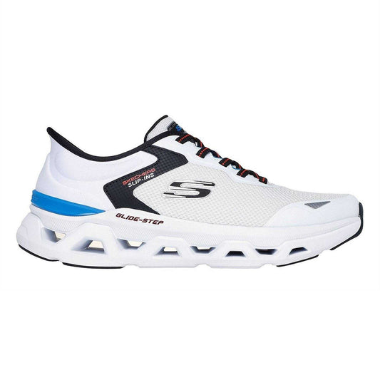 White - Front - Skechers Mens Slip-In Trainers