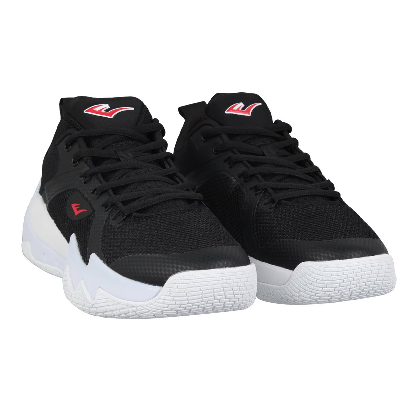 Black - Close up - Everlast Mens Bb500 SN62 Leather Lace Up Trainers