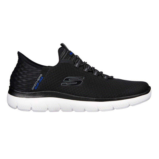Black-White - Front - Skechers Mens Summits - High Range Slip-In Trainers