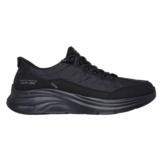 Black - Front - Skechers Mens Quilted Comfort Trainers
