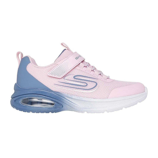 Pink-Blue - Front - Skechers Girls Skech-Air Trainers
