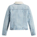 Light Blue - Back - Levis Womens-Ladies Original Sherpa Trucker Jacket